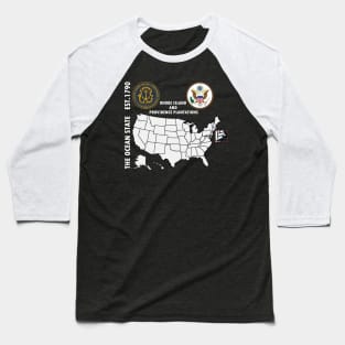 State of Rhode Island and Providence Plantations Baseball T-Shirt